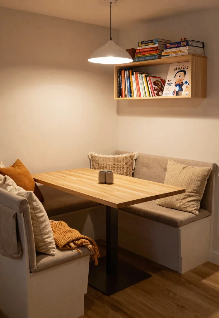 15 Bench Kitchen Table Ideas With Casual Comfort - 11. Cozy Nooks 1
