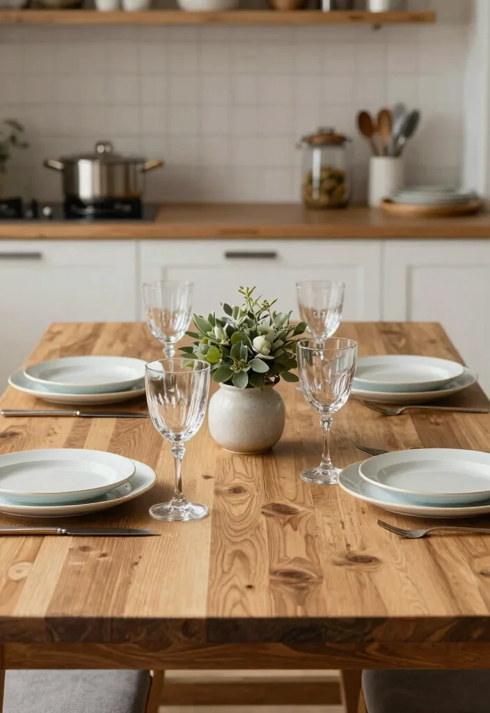 15 Bench Kitchen Table Ideas With Casual Comfort - 13. Chic Essentials 1