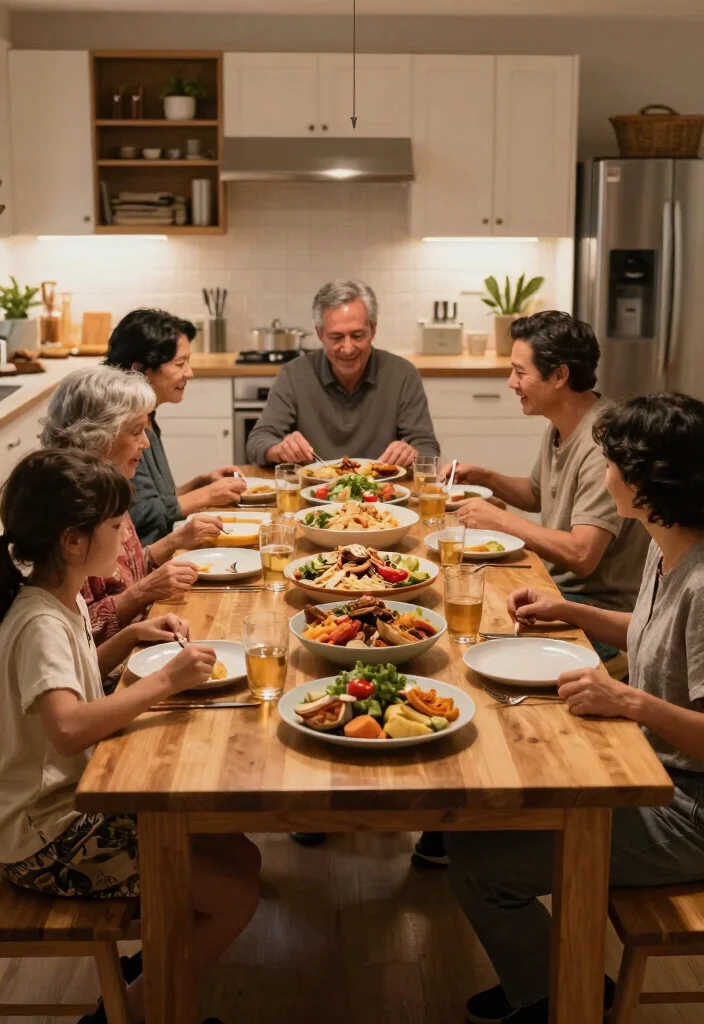 15 Bench Kitchen Table Ideas With Casual Comfort - 14. Family Style Dining 1