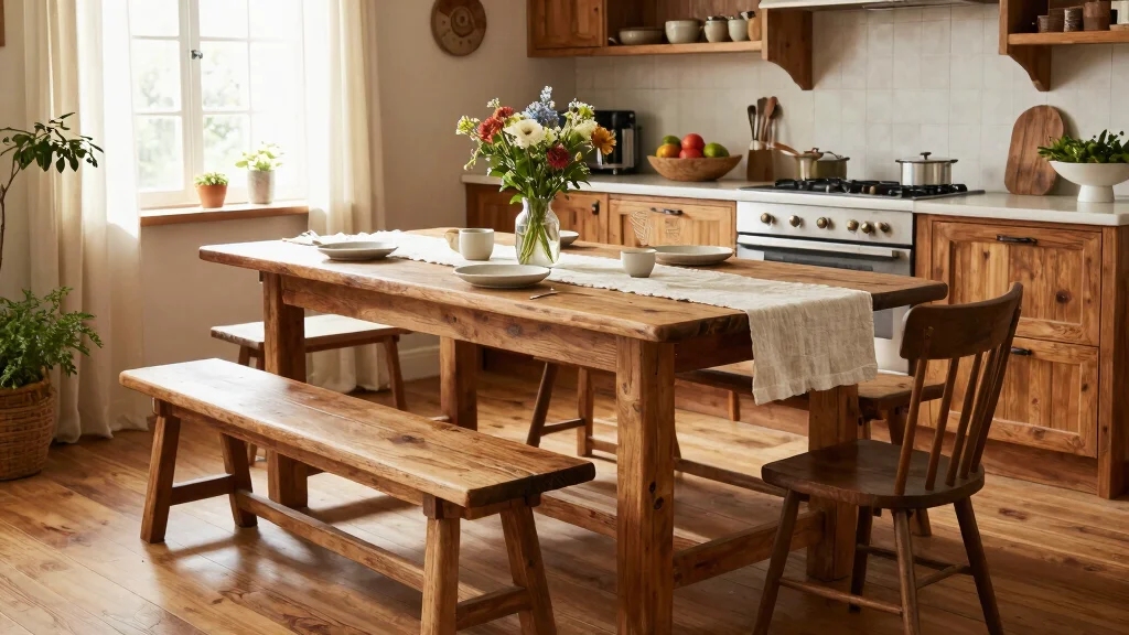 15 Bench Kitchen Table Ideas With Casual Comfort