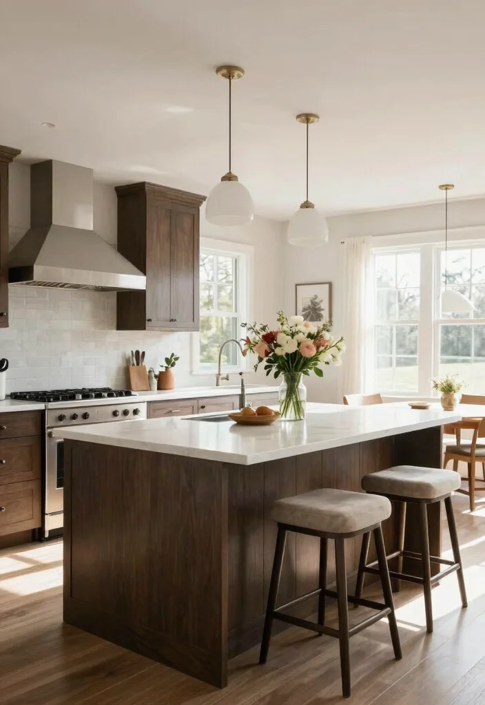 15 Kitchen Designs With Island Ideas That Impress - 2. Bright and Airy Open Concept 1