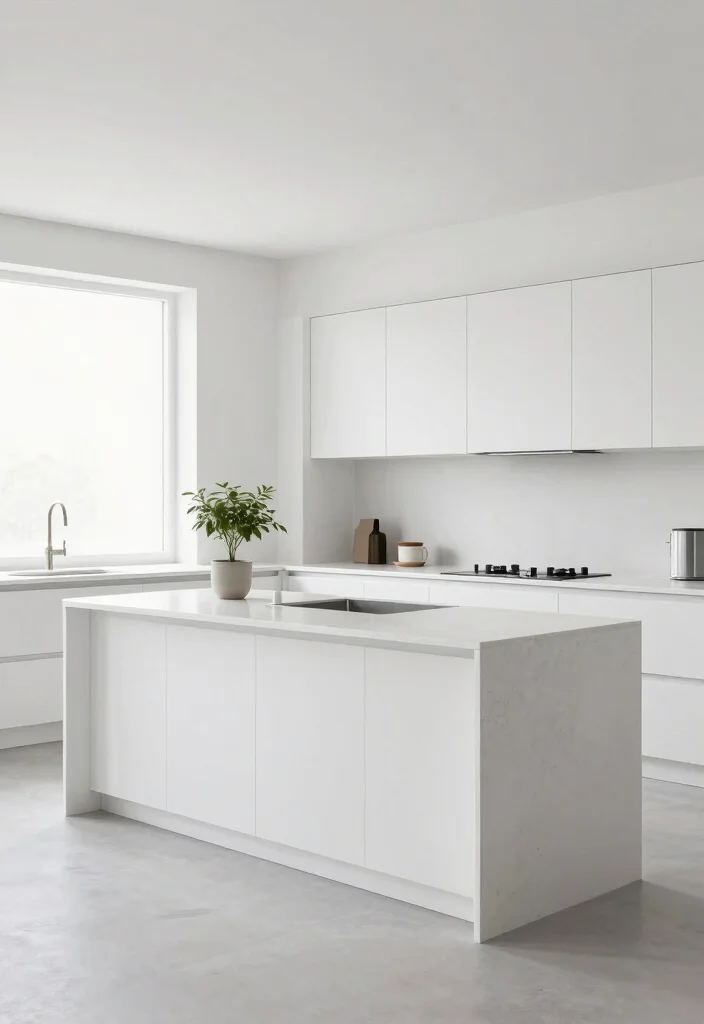 15 Kitchen Designs With Island Ideas That Impress - 3. Minimalist Island Elegance 1