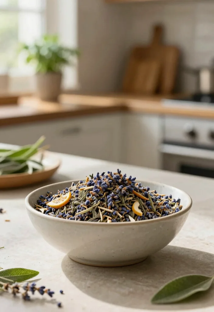 15 Kitchen Herb Garden Ideas With Fresh Green Touch 14 15 Kitchen Herb Garden Ideas With Fresh Green Touch - 14. Potpourri with a Twist 1