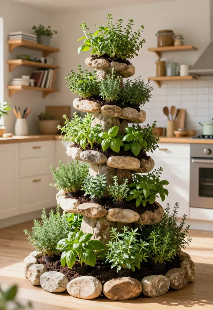 15 Kitchen Herb Garden Ideas With Fresh Green Touch 8 15 Kitchen Herb Garden Ideas With Fresh Green Touch - 8. Herb Spiral Gardens 1