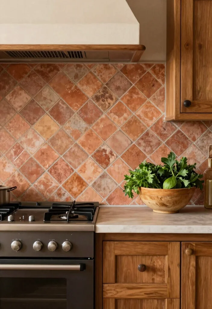 15 Kitchen Tiles Wall Ideas That Make a Statement - 2. Terracotta Tiles 1