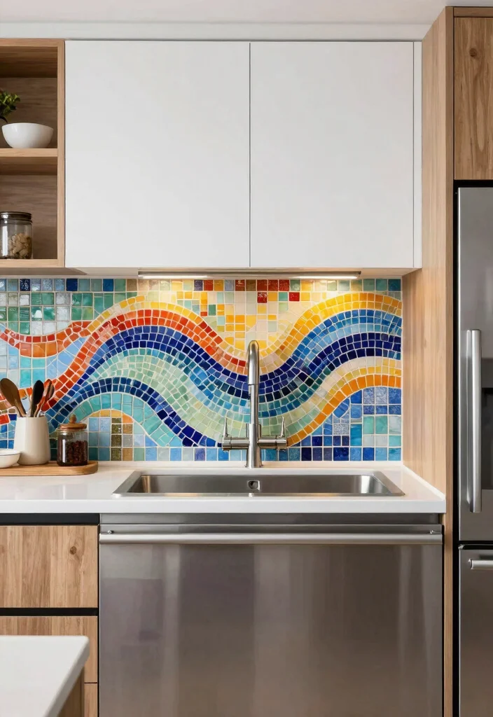15 Kitchen Tiles Wall Ideas That Make a Statement - 3. Mosaic Tiles 1