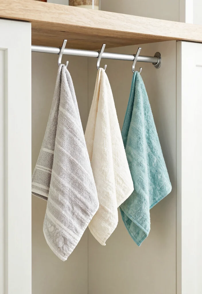 15 Kitchen Towel Storage Ideas That Look Neat & Stylish 9 15 Kitchen Towel Storage Ideas That Look Neat & Stylish - 9. Over-the-Door Storage 1