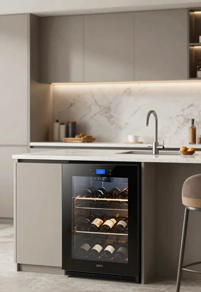 15 Modern Kitchen Bar Ideas With Sleek Style - 12. Smart Technology Integration 1