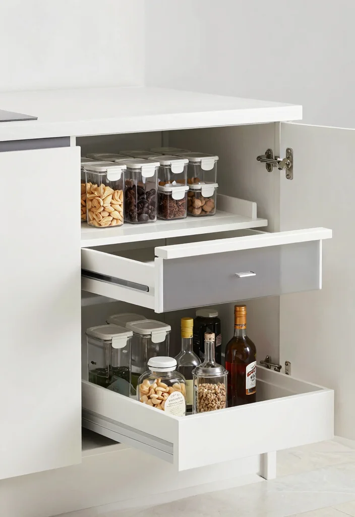 15 Modern Kitchen Bar Ideas With Sleek Style - 7. Hidden Storage Solutions 1