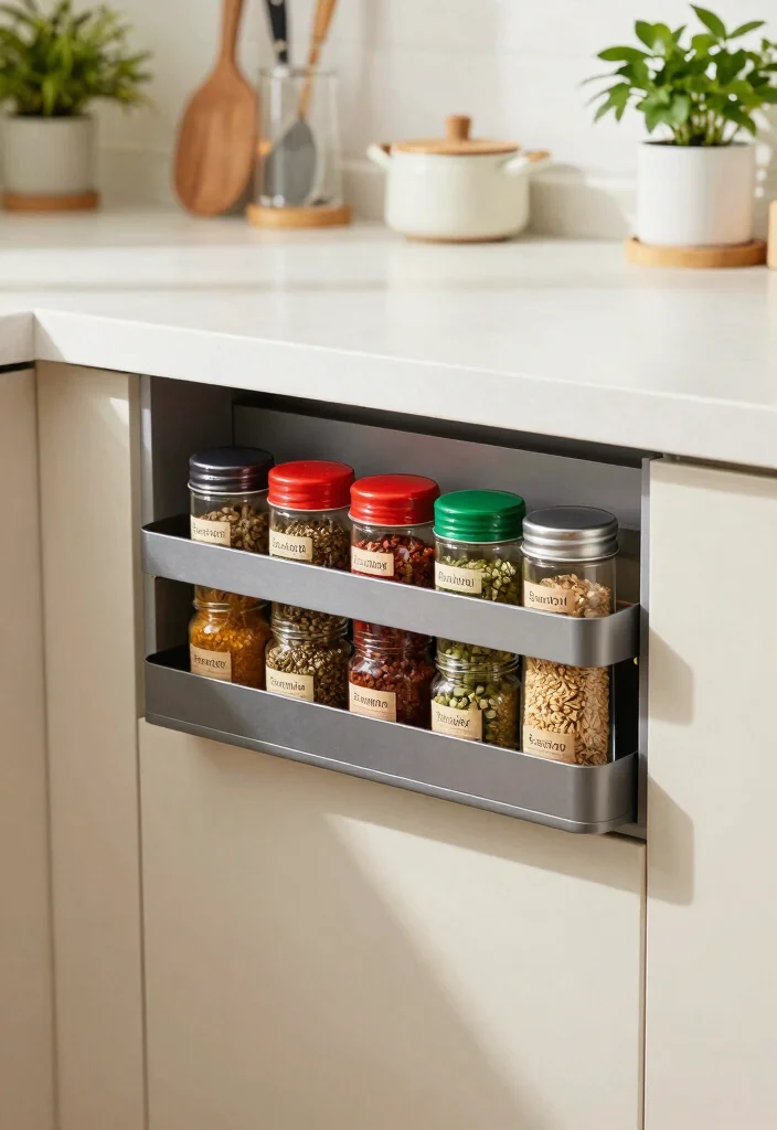 15 Organize Kitchen Cabinets Ideas That Reduce Clutter 3 15 Organize Kitchen Cabinets Ideas That Reduce Clutter - 3. Magnetic Strips for Spice Storage 1