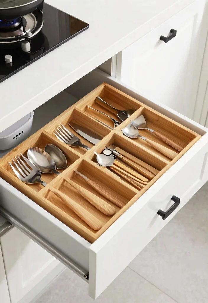 15 Organize Kitchen Cabinets Ideas That Reduce Clutter 4 15 Organize Kitchen Cabinets Ideas That Reduce Clutter - 4. Drawer Organizers for Utensils 1