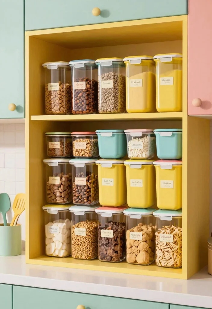 15 Organize Kitchen Cabinets Ideas That Reduce Clutter 9 15 Organize Kitchen Cabinets Ideas That Reduce Clutter - 9. Color-Coding for Easy Access 1