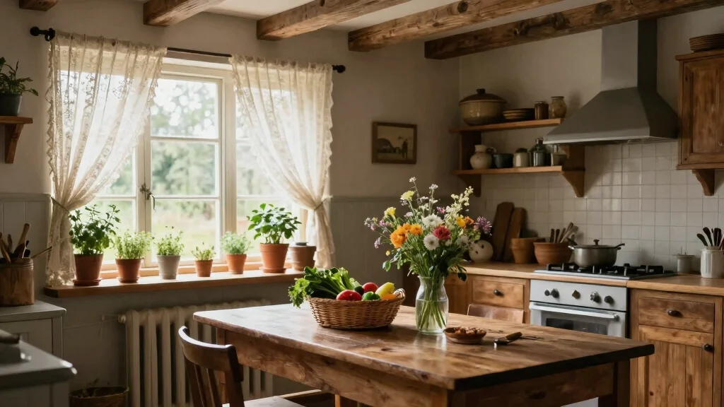 15 Rustic Kitchen Curtains Ideas With Country Charm