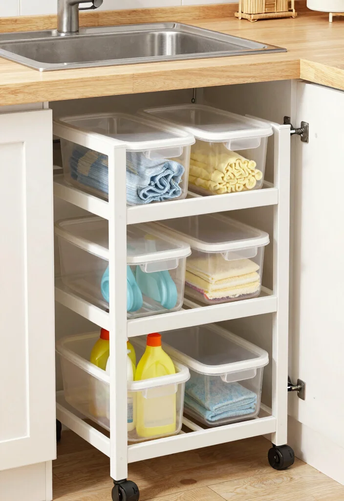 15 Small Kitchen Storage Ideas That Maximize Every Inch - 14. Under-Sink Storage Solutions 1
