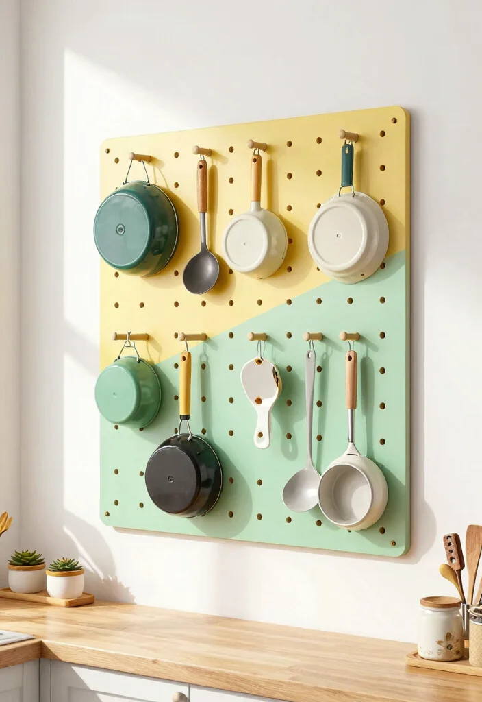 15 Small Kitchen Storage Ideas That Maximize Every Inch - 5. Pegboards for Tool Organization 1