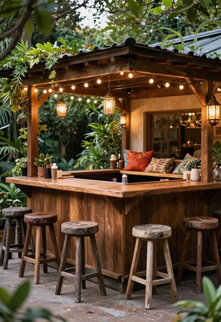 16 Breakfast Bar Kitchen Ideas That Feel Cozy & Social - 9. Outdoor Breakfast Bar 1