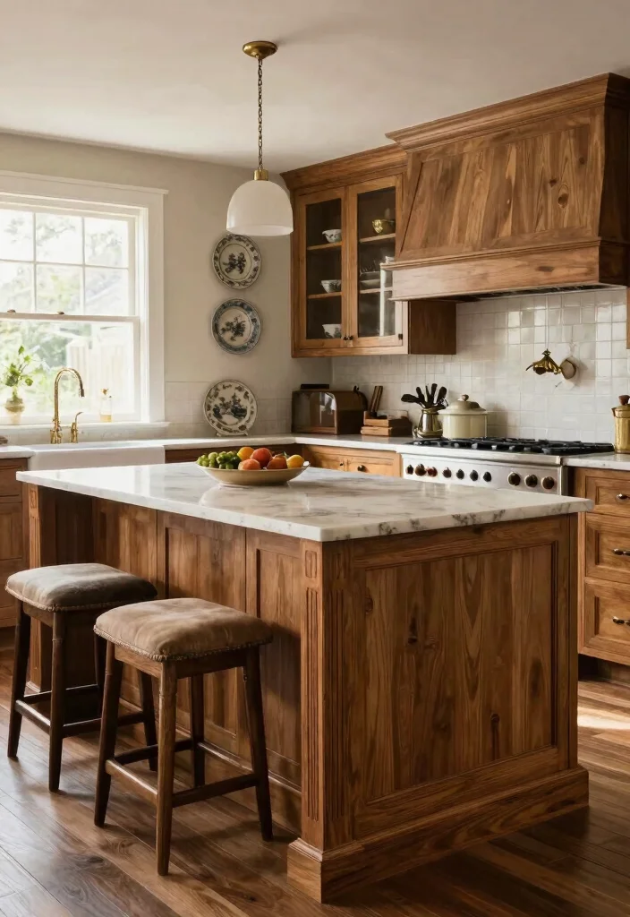 16 Extended Kitchen Island With Seating Ideas That Gather Everyone 15 16 Extended Kitchen Island With Seating Ideas That Gather Everyone - 15. Timeless Traditional Design 1