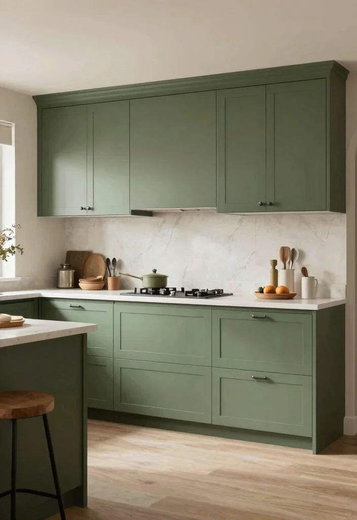 16 Forest Green Kitchen Cabinets Ideas With Moody Elegance 15 16 Forest Green Kitchen Cabinets Ideas With Moody Elegance - 15. Achieving a Cohesive Color Palette 1