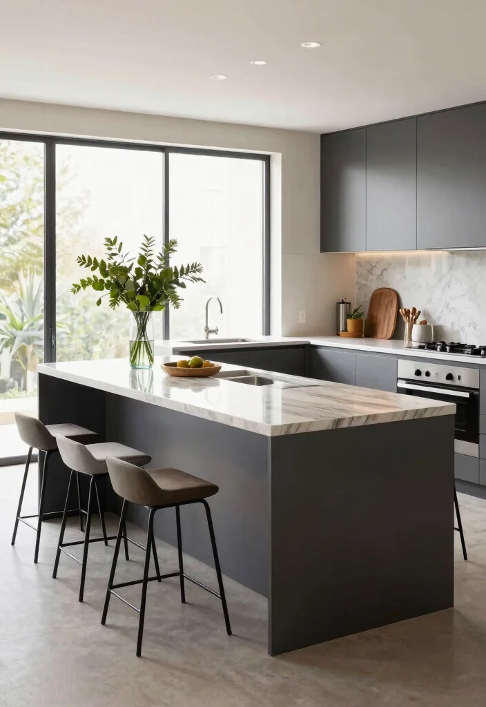 16 Kitchen Island With Table Extension Ideas That Add Flexibility - 14. Adjustable Height Island 1