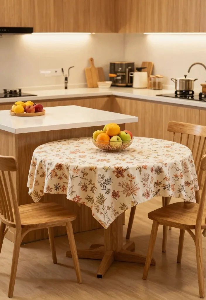 16 Kitchen Island With Table Extension Ideas That Add Flexibility - 6. Versatile Round Table Extension 1