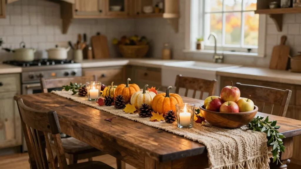 16 Kitchen Table Fall Decor Ideas With Cozy Vibes