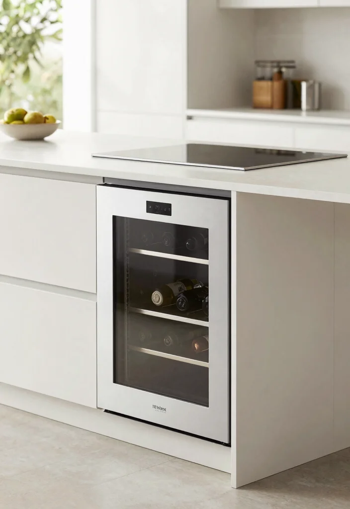 16 Modern Kitchen Island Ideas With Sleek Functionality - 10. Integrated Appliances: Smooth Transition 1