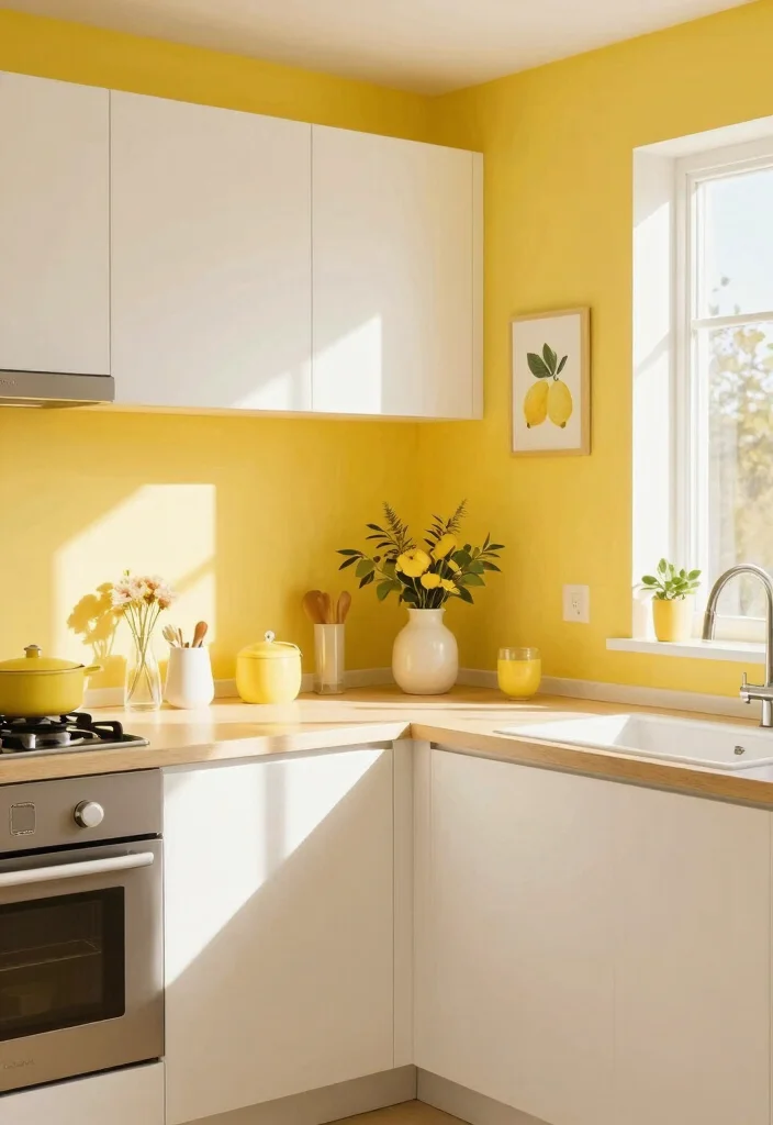 16 Paint for Kitchen Walls Ideas That Refresh Instantly 8 16 Paint for Kitchen Walls Ideas That Refresh Instantly - 8. Cheerful Lemon Yellow - Bright and Happy 1