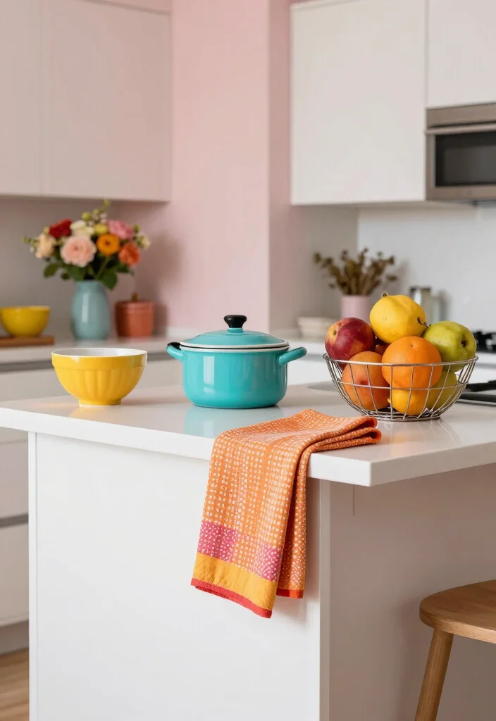 16 Small Kitchen Island Decor Ideas That Shine 1 16 Small Kitchen Island Decor Ideas That Shine - 1. Colorful Accents for a Pop of Personality 1
