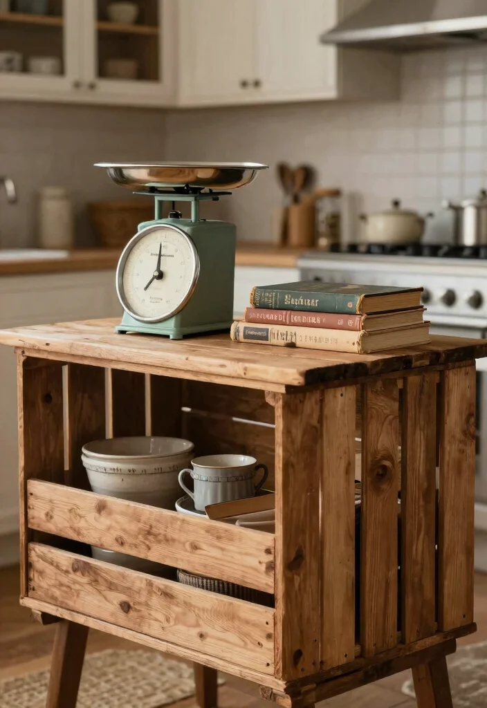 16 Small Kitchen Island Decor Ideas That Shine 11 16 Small Kitchen Island Decor Ideas That Shine - 11. Upcycled and Vintage Finds 1