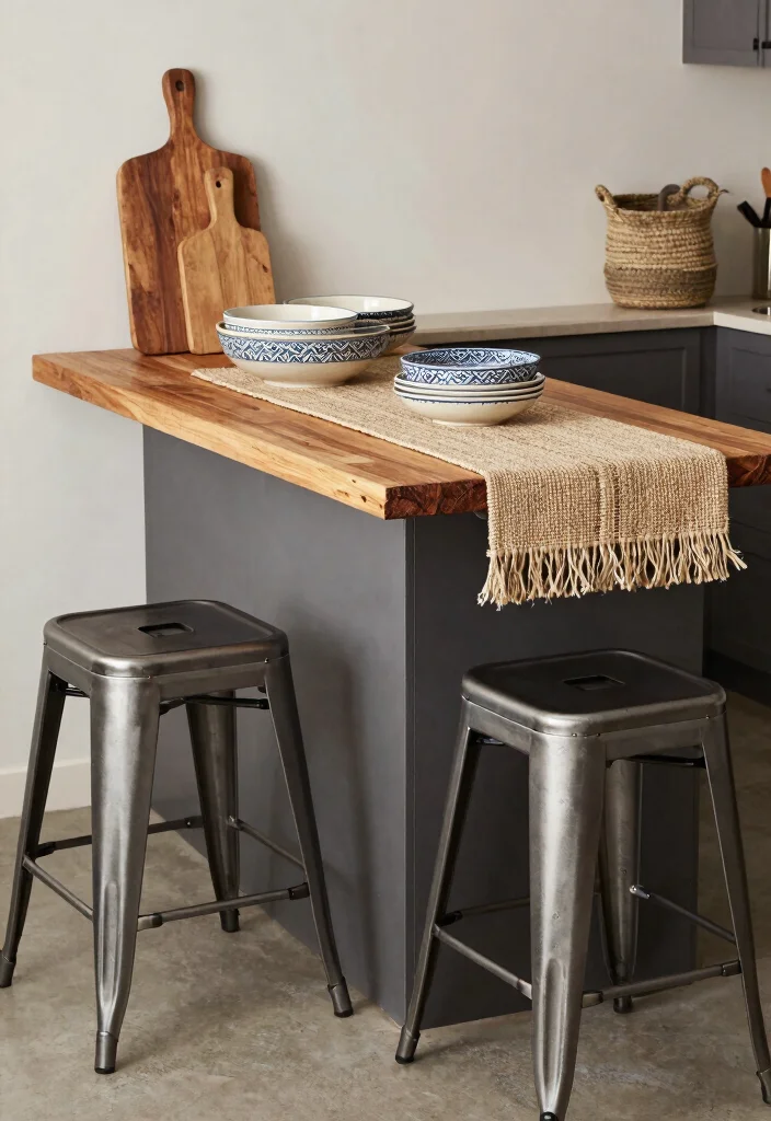 16 Small Kitchen Island Decor Ideas That Shine 4 16 Small Kitchen Island Decor Ideas That Shine - 4. Layered Textures 1