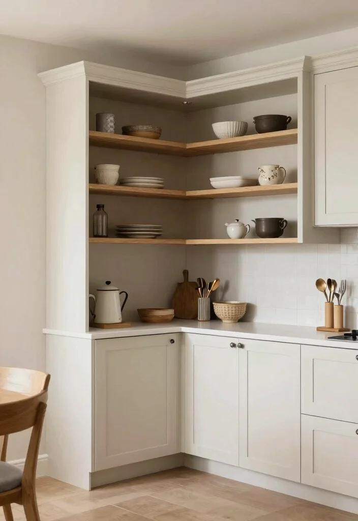 16 Wall Cabinets Kitchen Ideas With Smart Organization - 7. Corner Cabinets: Maximizing Space 1