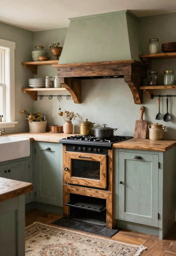 16 Wood Cook Stove Kitchen Ideas With Vintage Charm 1 16 Wood Cook Stove Kitchen Ideas With Vintage Charm - 1. Rustic Farmhouse Aesthetic 1