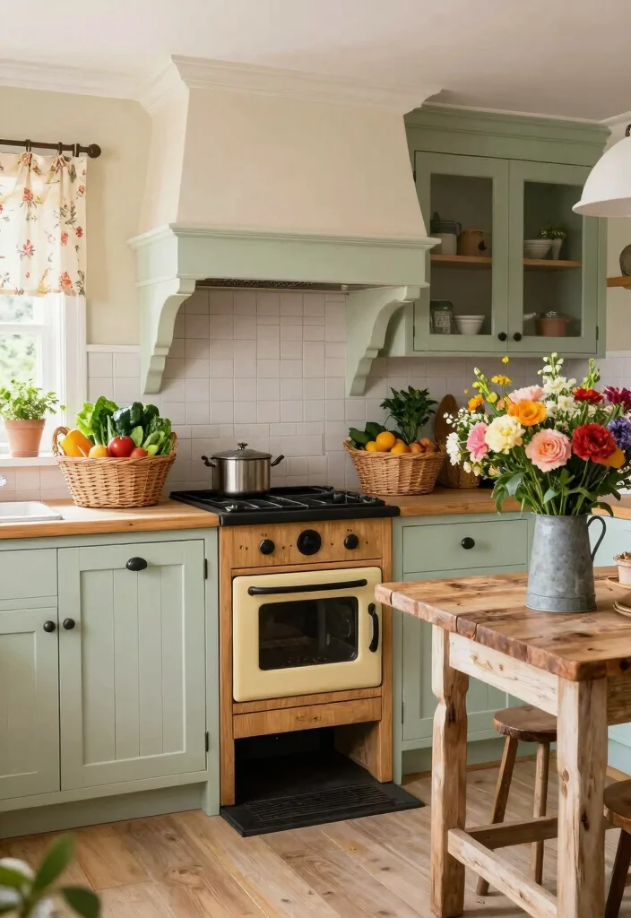 16 Wood Cook Stove Kitchen Ideas With Vintage Charm 4 16 Wood Cook Stove Kitchen Ideas With Vintage Charm - 4. Cottage Charm 1