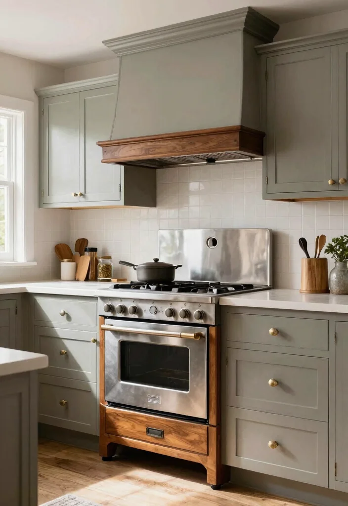 16 Wood Cook Stove Kitchen Ideas With Vintage Charm 8 16 Wood Cook Stove Kitchen Ideas With Vintage Charm - 8. Vintage Charm with Modern Amenities 1