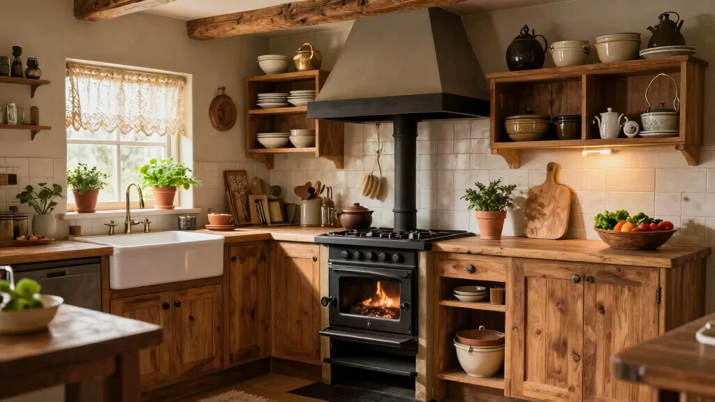 16 Wood Cook Stove Kitchen Ideas With Vintage Charm