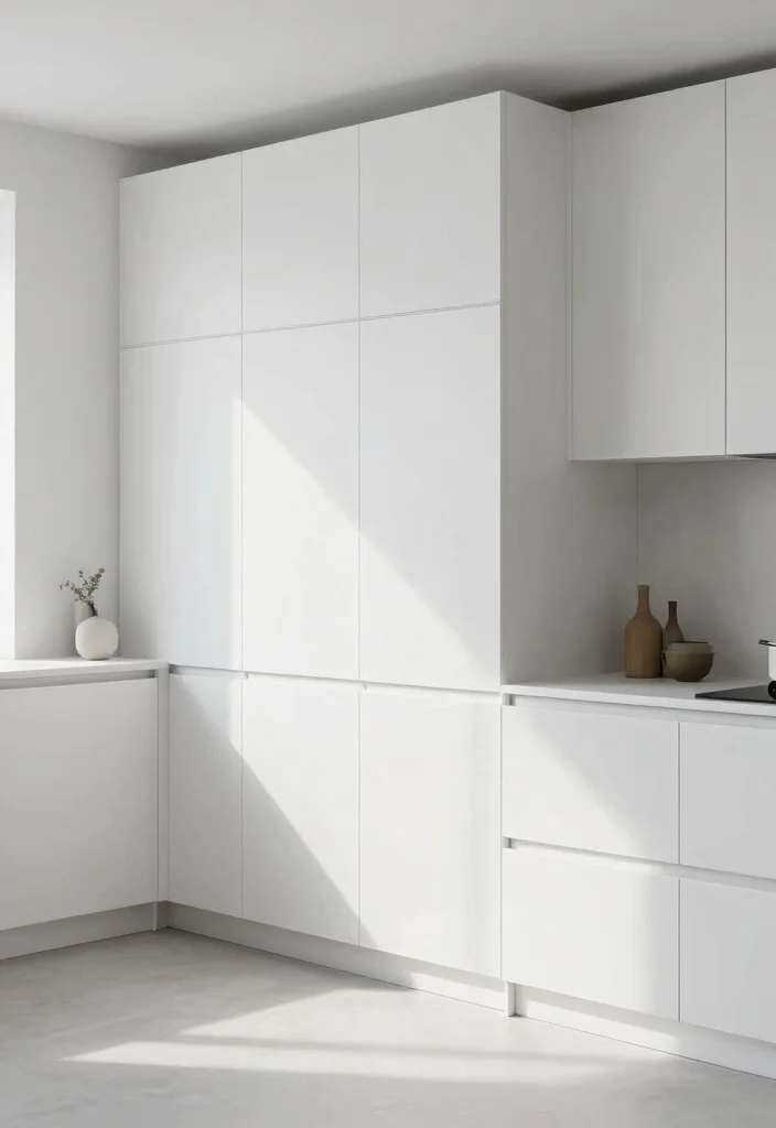 17 Appliance Cupboard Kitchen Ideas That Hide Clutter 1 17 Appliance Cupboard Kitchen Ideas That Hide Clutter - 1. Minimalist White Cabinets 1