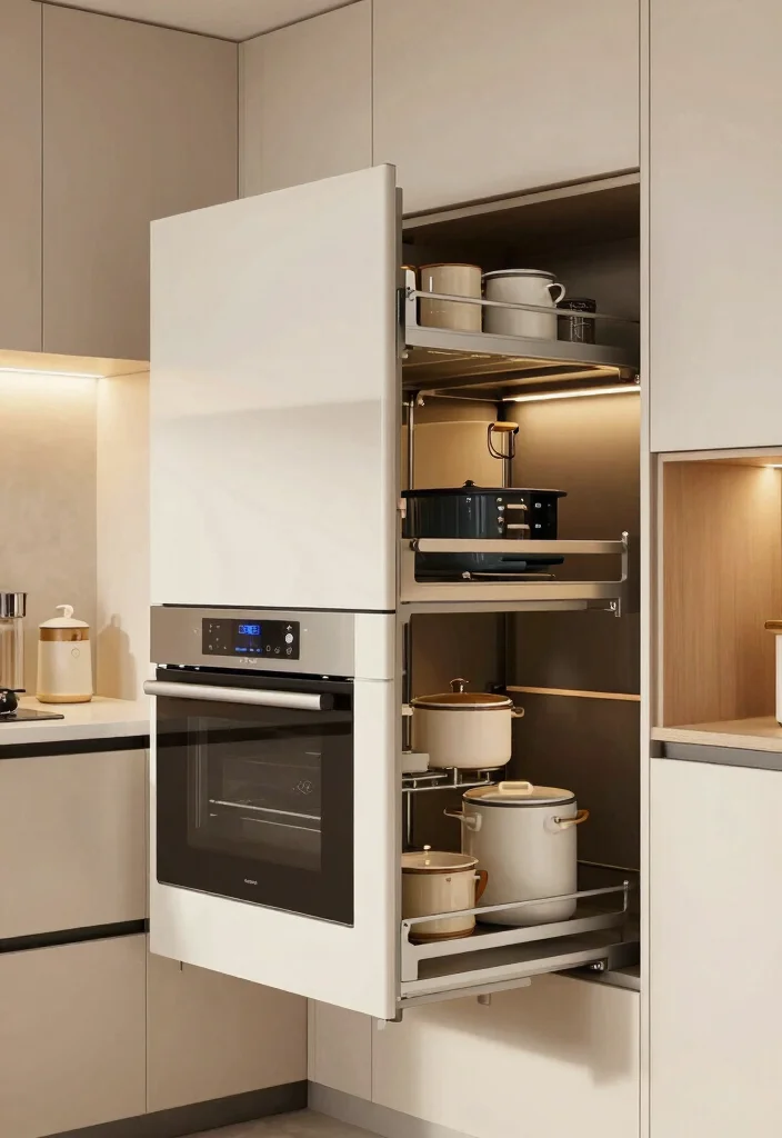 17 Appliance Cupboard Kitchen Ideas That Hide Clutter 10 17 Appliance Cupboard Kitchen Ideas That Hide Clutter - 10. Pull-Out Appliances 1