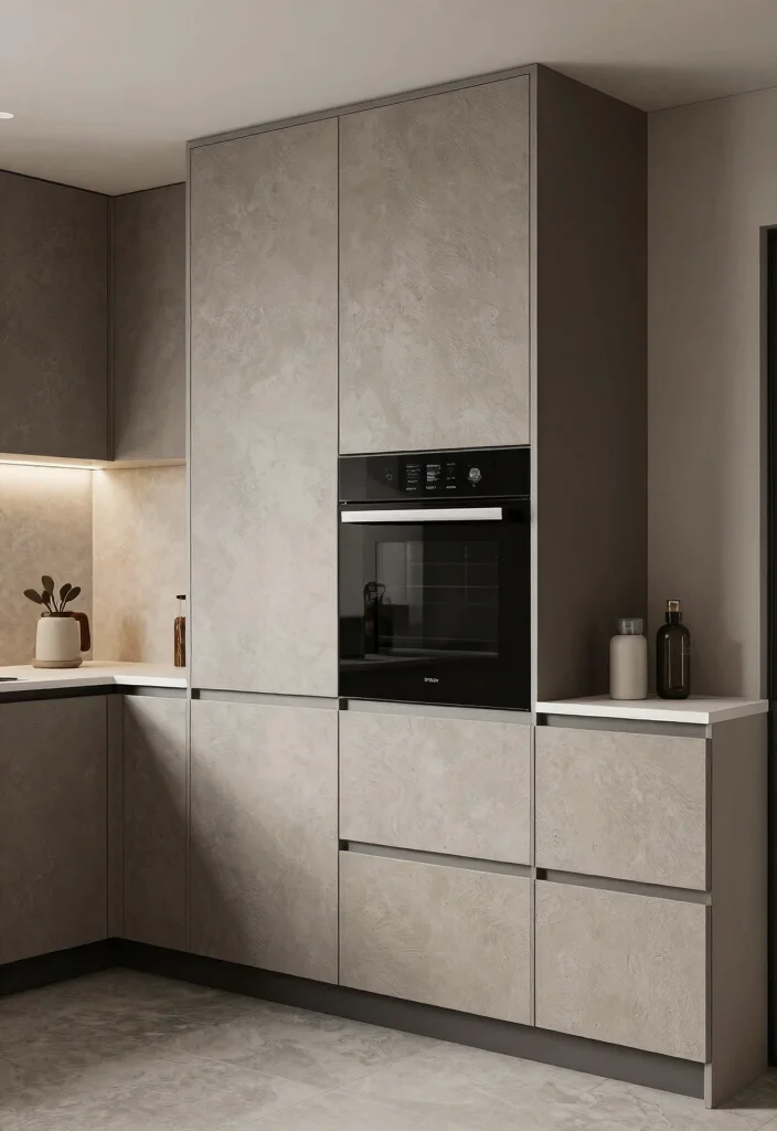 17 Appliance Cupboard Kitchen Ideas That Hide Clutter 14 17 Appliance Cupboard Kitchen Ideas That Hide Clutter - 14. Textured Finishes 1