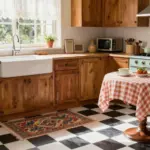17 Checkerboard Kitchen Floor Ideas With Retro Flair