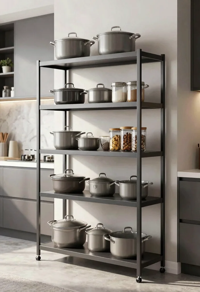 17 Kitchen Shelving Ideas Wall Shelves That Elevate Storage - 10. Adjustable Shelving Systems 1