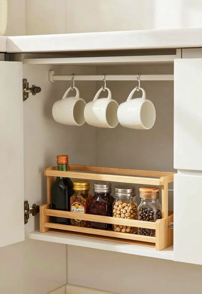 17 Kitchen With Pantry Ideas That Boost Storage - 11. Under-Cabinet Storage 1