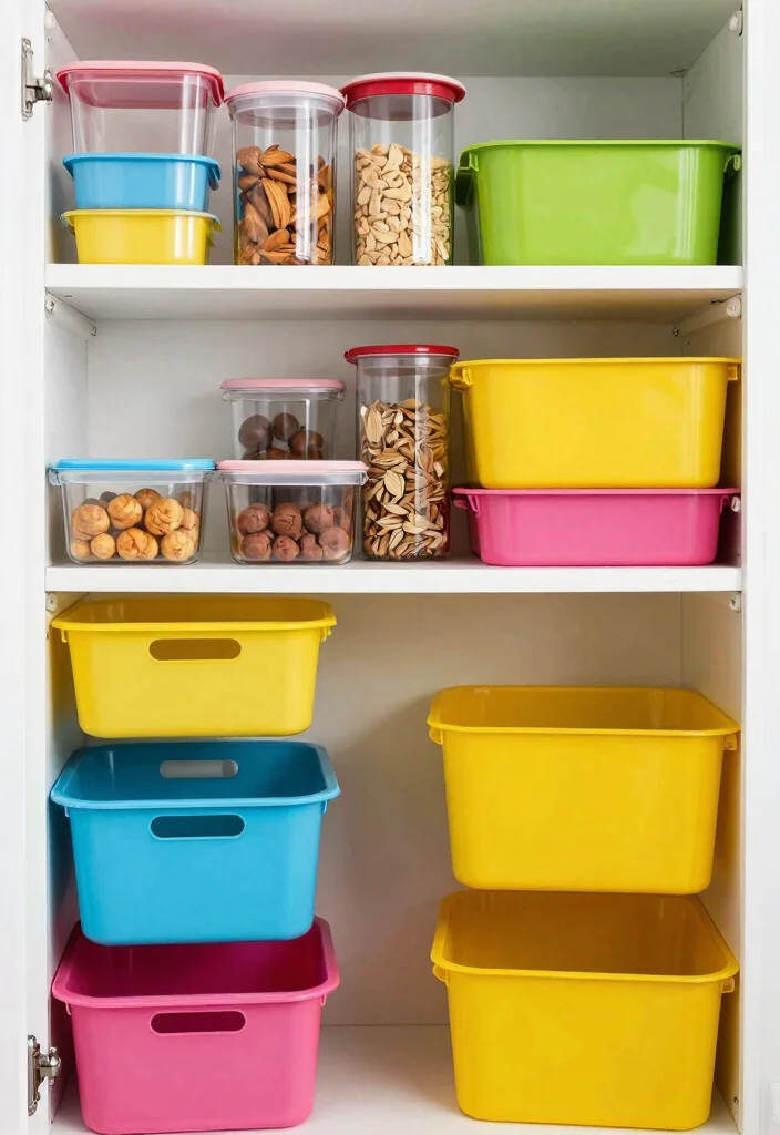 17 Kitchen With Pantry Ideas That Boost Storage - 13. Color-Coded System 1