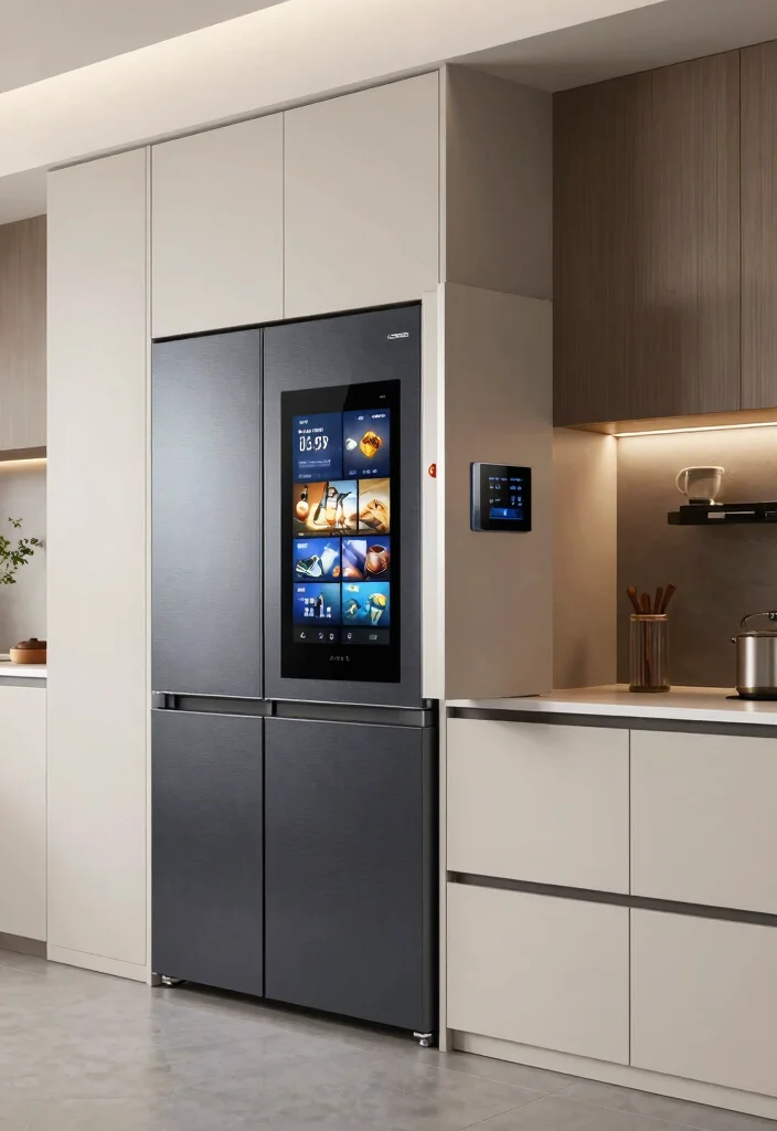 17 Kitchen With Pantry Ideas That Boost Storage - 16. Smart Technology Integration 1