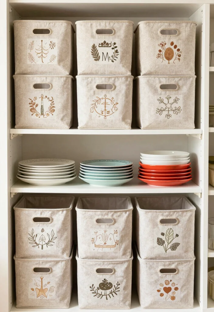 17 Kitchen With Pantry Ideas That Boost Storage - 17. Seasonal Decor Storage 1