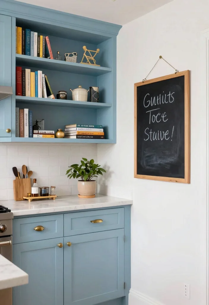 17 Light Blue Kitchen Cabinets Ideas With Fresh Coastal Vibes 14 17 Light Blue Kitchen Cabinets Ideas With Fresh Coastal Vibes - 14. Personalized Touches 1