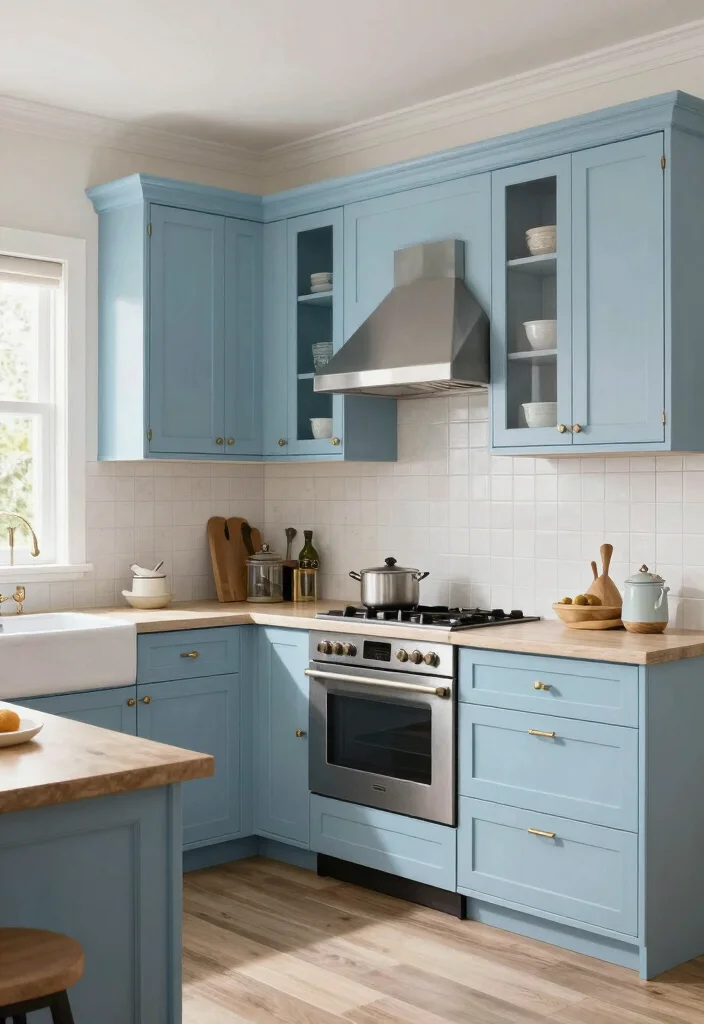 17 Light Blue Kitchen Cabinets Ideas With Fresh Coastal Vibes 18 17 Light Blue Kitchen Cabinets Ideas With Fresh Coastal Vibes - Conclusion 1