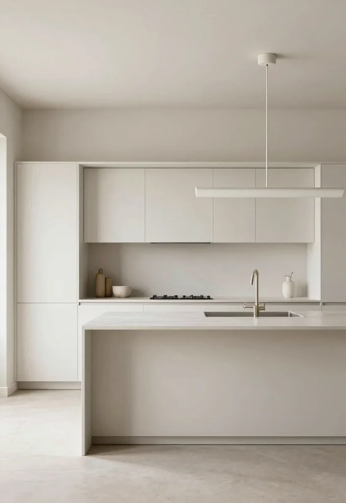 17 Small Kitchen Cabinets Ideas That Feel Spacious - 12. Minimalist Design for Maximum Impact 1
