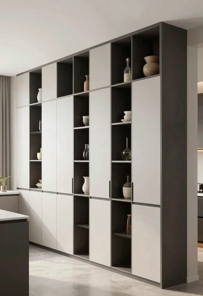 17 Small Kitchen Cabinets Ideas That Feel Spacious - 13. Vertical Storage Solutions 1