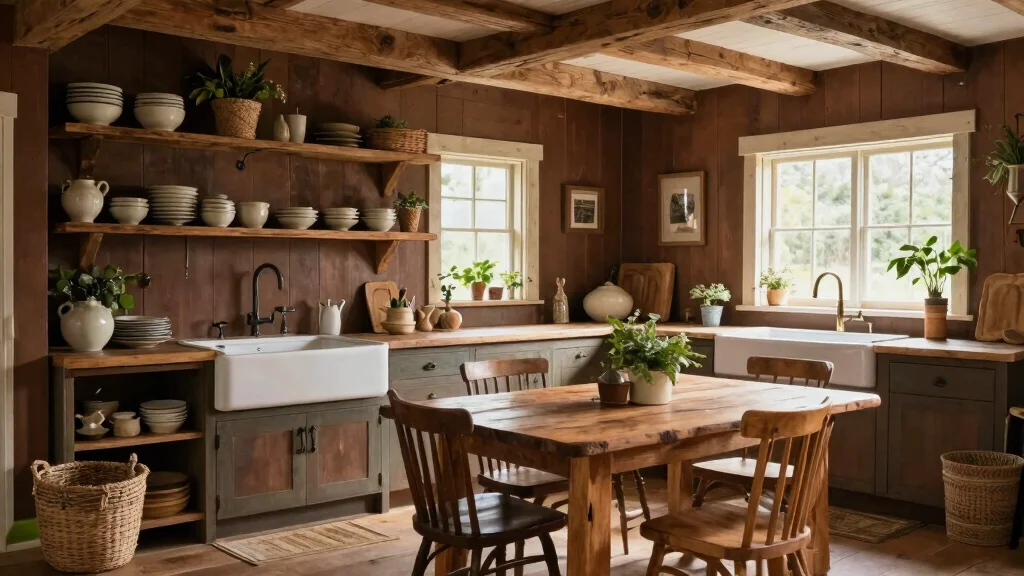 18 Brown Kitchen Walls Ideas With Cozy Depth