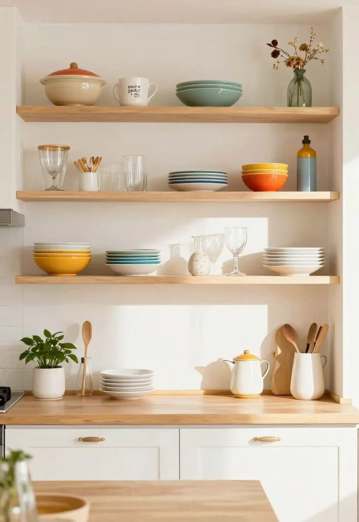 18 Creative Kitchen Storage Ideas That Work Smart - 13. Open Shelving Units 1